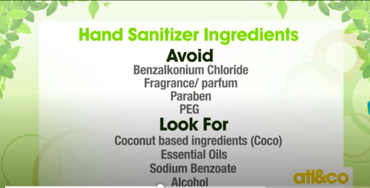 Avoid these non eco-friendly hand sanitizer ingredients.